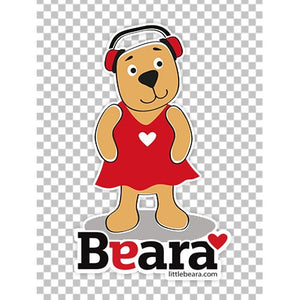 BEARA Girl with Autism - High-quality print image for download (transparent, on any background)