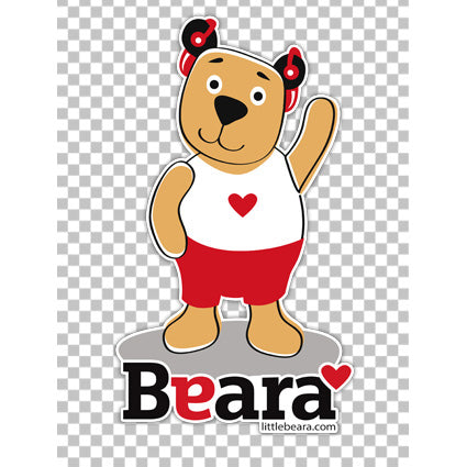 BEARA Boy with Hearing Aids - High-quality print image for download (transparent, on any background)